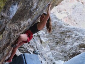 Jade 8B+ par Brooke Raboutou, la jeune américaine de 19 ans seulement !