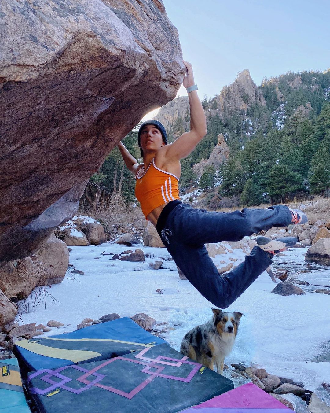 Girl Power ! Brooke Raboutou et Natalia Grossman enchainent « Prospector » 8A
