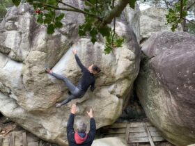 Deux 8A express à Fontainebleau pour la réunionaise Oriane Bertone !