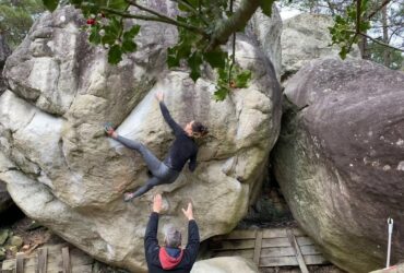 Deux 8A express à Fontainebleau pour la réunionaise Oriane Bertone !