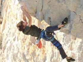 Le jeune Montpelliérain Théo Blass, 11 ans, enchaine son deuxième 8c à Claret