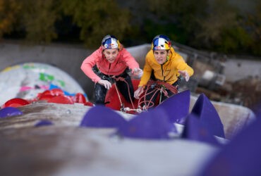 Une voie artificielle de 360 mètres ? Domen Skofic et Janja Garnbret l’ont fait !