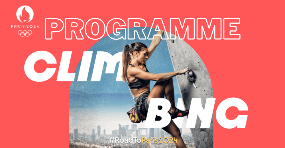 Programme de l’escalade aux Jeux Olympiques de Tokyo 2024