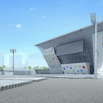 Parc de sports urbains d’Aomi – Lieu des épreuves de l’escalade aux JO