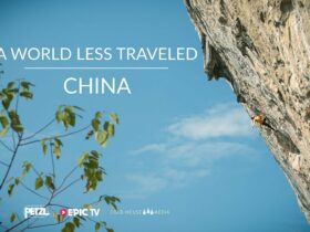 Découverte de l’escalade en chine avec Josh et Charlotte Durif￼