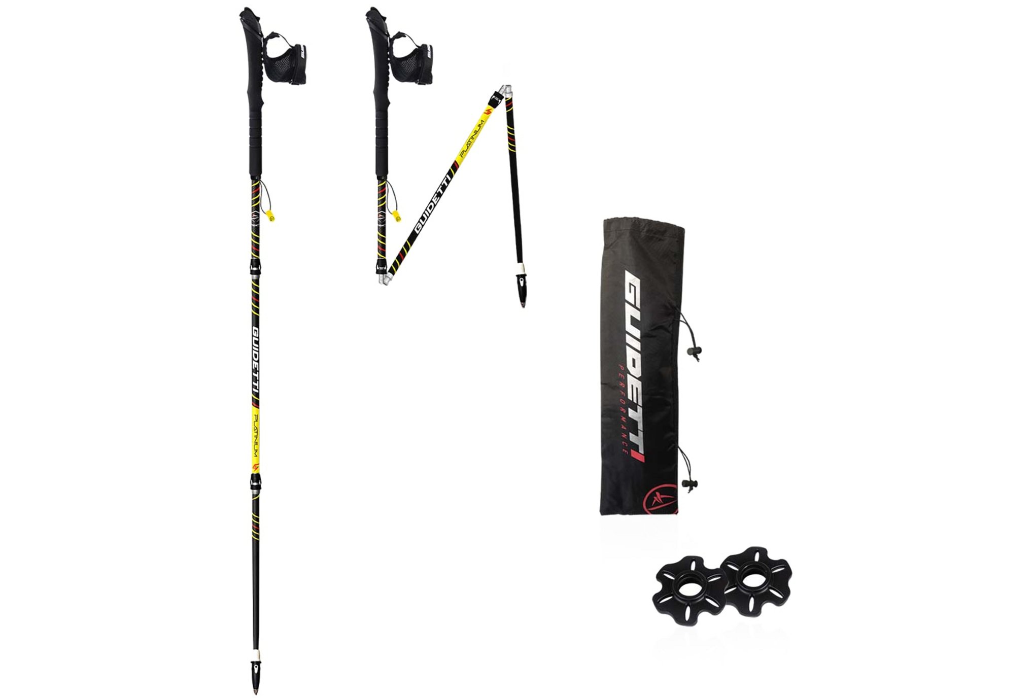 Bâton de trail pliable Guidetti Silver Alu Bâton de trail pliable Guidetti Silver Alu