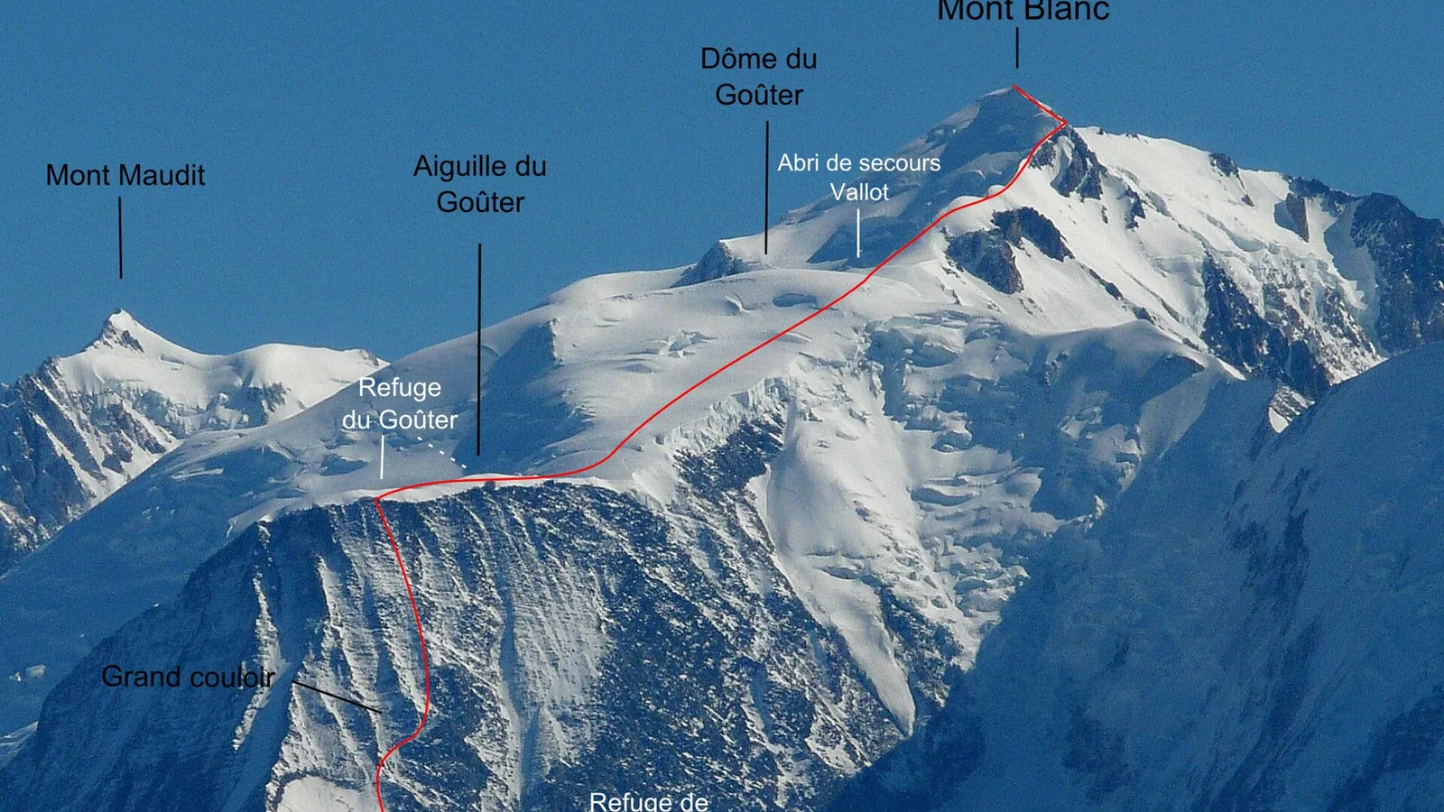 Le mont Blanc ferme ses refuges, et trente-deux alpinistes paient leur hélicoptère